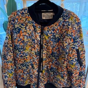 Tory Sport Floral Bomber Jacket
